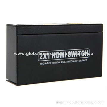 2 x 1 HDMI Switcher with 1.3V Voltage, Supports 3D